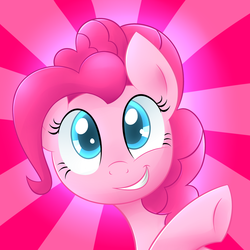 Size: 2000x2000 | Tagged: safe, artist:heavymetalbronyyeah, pinkie pie, g4, cute, diapinkes, female, high res, solo