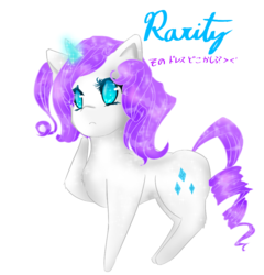 Size: 961x1000 | Tagged: safe, artist:girlformer, rarity, g4, female, solo