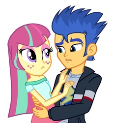 Size: 864x924 | Tagged: safe, artist:themexicanpunisher, flash sentry, sour sweet, equestria girls, g4, my little pony equestria girls: friendship games, female, male, shipping, sour sentry, straight