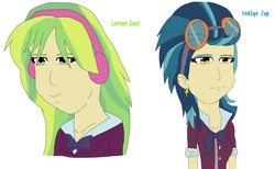 Size: 1024x629 | Tagged: safe, artist:nightmareonelmstfan, indigo zap, lemon zest, equestria girls, g4, humanized