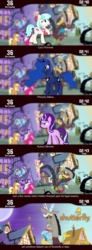 Size: 640x1736 | Tagged: safe, edit, edited screencap, screencap, applejack, coco pommel, discord, pinkie pie, princess luna, rainbow dash, rarity, starlight glimmer, twilight sparkle, alicorn, draconequus, earth pony, pegasus, pony, unicorn, cinemare sins, g4, princess twilight sparkle (episode), shutterfly, twilight sparkle (alicorn)