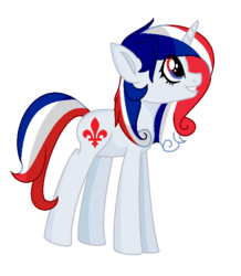 Size: 600x688 | Tagged: safe, artist:php76, pony, cute, france, ms paint, nation ponies, ponified, solo