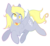 Size: 1024x938 | Tagged: safe, artist:shyamette, derpy hooves, pegasus, pony, g4, cute, female, mare, solo, tongue out