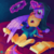 Size: 1920x1920 | Tagged: safe, artist:halem1991, moondancer, twilight sparkle, alicorn, pony, g4, book, clothes, female, glasses, lesbian, magic, open mouth, ship:twidancer, shipping, sleeping, telekinesis, twilight sparkle (alicorn), underwear