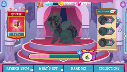 Size: 1280x720 | Tagged: safe, gameloft, twilight sparkle, alicorn, pony, g4, 420, clothes, crack is cheaper, dress, princess dress, twilight sparkle (alicorn), vip, why gameloft why