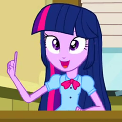 Size: 390x390 | Tagged: safe, screencap, twilight sparkle, equestria girls, g4, cropped, female, solo