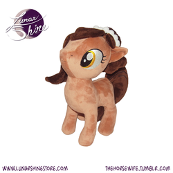 Size: 1400x1400 | Tagged: safe, oc, oc only, oc:brownie bun, earth pony, pony, irl, photo, plushie, simple background, solo