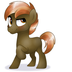 Size: 5000x5000 | Tagged: safe, artist:blupolicebox, button mash, g4, absurd resolution, male, raised hoof, simple background, solo, transparent background