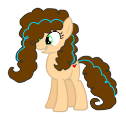 Size: 1536x1536 | Tagged: safe, artist:motownwarrior01, artist:pegasski, oc, oc only, oc:rachel, earth pony, pony, g4, base used, hair over one eye, simple background, smiling, solo, transparent background