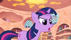 Size: 1100x618 | Tagged: safe, screencap, twilight sparkle, pony, g4, owl's well that ends well, animation error