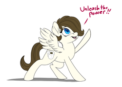 Size: 2422x1726 | Tagged: safe, artist:pusspuss, oc, oc only, pegasus, pony, solo, text, toilet paper