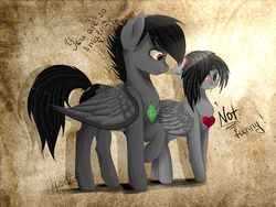 Size: 2000x1500 | Tagged: safe, artist:ognevitsa, oc, oc only, pegasus, pony, blushing