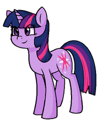 Size: 395x484 | Tagged: safe, artist:cosmalumi, twilight sparkle, g4, ms paint, solo