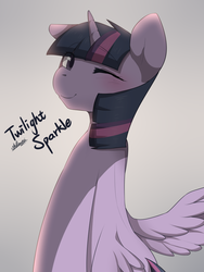 Size: 1500x2000 | Tagged: safe, artist:shilzumi, artist:焰鑰 熾泉, twilight sparkle, alicorn, pony, g4, female, solo, twilight sparkle (alicorn)