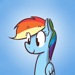 Size: 2000x2000 | Tagged: safe, artist:alexi148, rainbow dash, g4, bust, female, high res, portrait, solo