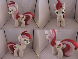 Size: 1597x1199 | Tagged: safe, artist:little-broy-peep, roseluck, earth pony, pony, g4, female, irl, mare, photo, plushie, solo
