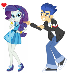 Size: 2064x2224 | Tagged: safe, artist:themexicanpunisher, flash sentry, rarity, equestria girls, g4, heart, high res, sentrity, shipping