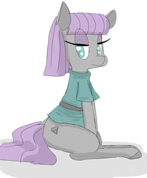 Size: 1400x1700 | Tagged: safe, artist:dragoncircle, maud pie, g4, female, sitting, solo, wrong cutie mark