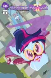 Size: 2927x4452 | Tagged: safe, artist:drewdini, twilight sparkle, comic:equestrian city, equestria girls, g4, power ponies (episode), equestrian city, masked matter-horn costume, power ponies