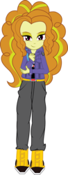 Size: 2235x5699 | Tagged: safe, artist:lightning-dart, adagio dazzle, equestria girls, g4, dragon ball, dragon ball z, female, future trunks, solo, trunks (dragon ball)