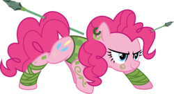 Size: 5648x3064 | Tagged: safe, artist:osipush, pinkie pie, g4, absurd resolution, ear piercing, earring, female, heroes of might and magic, jewelry, piercing, ponies of flight and magic, ranger, solo