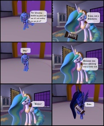 Size: 814x981 | Tagged: safe, artist:soad24k, princess celestia, princess luna, gamer luna, g4, 3d, gmod, s1 luna, snickers