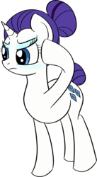 Size: 2000x3642 | Tagged: safe, artist:datapony, rarity, pony, unicorn, g4, alternate timeline, female, high res, missing accessory, night maid rarity, nightmare takeover timeline, nudity, simple background, solo, transparent background