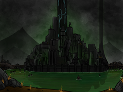 Size: 1500x1113 | Tagged: safe, artist:theomegaridley, fallout equestria, fallout equestria: project horizons, city, hoofington, scenery, the core