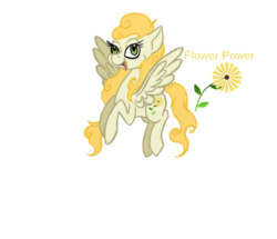 Size: 1000x860 | Tagged: safe, artist:magicandmysterygal, oc, oc only, oc:flower power, pegasus, pony, female, mare, offspring, parent:carrot top, parent:derpy hooves, parents:derpytop, simple background, solo, transparent background