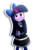 Size: 5023x7278 | Tagged: safe, artist:fj-c, twilight sparkle, human, equestria girls, g4, absurd resolution, anarchy stocking, blue hair, clothes, cosplay, costume, eyelashes, female, goth, hand on hip, long hair, multicolored hair, panty and stocking with garterbelt, pink hair, purple hair, ribbon, solo, stockinglight, stockings, thigh highs