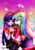 Size: 1039x1500 | Tagged: safe, artist:shikimaakemi, rainbow dash, twilight sparkle, equestria girls, g4, duo, female, hearts and hooves day, holding hands, lesbian, obtrusive watermark, ship:twidash, shipping, watermark