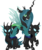 Size: 3000x3551 | Tagged: dead source, safe, artist:theshadowstone, queen chrysalis, changeling, changeling queen, g4, female, high res, simple background, smiling, transparent background