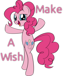 Size: 3000x3628 | Tagged: safe, artist:datapony, pinkie pie, earth pony, pony, g4, bipedal, female, high res, simple background, solo, transparent background