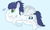 Size: 1938x1152 | Tagged: safe, artist:syruph, soarin', pony, g4, cloud, lying down, male, prone, solo