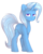 Size: 1827x2300 | Tagged: safe, artist:starlyfly, trixie, pony, unicorn, g4, bedroom eyes, female, looking at you, mare, simple background, solo