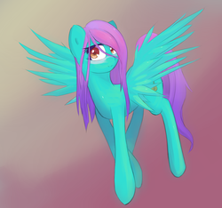 Size: 2601x2437 | Tagged: safe, artist:owlnon, oc, oc only, oc:swing time, pegasus, pony, female, high res, mare, solo, spread wings, wings