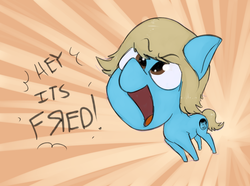 Size: 1280x950 | Tagged: safe, artist:marsminer, pony, cute, fred (youtube), fred figglehorn, ponified, solo