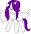 Size: 663x713 | Tagged: safe, artist:everyponys favorite, rarity, alicorn, pony, g4, alicornified, race swap, raricorn