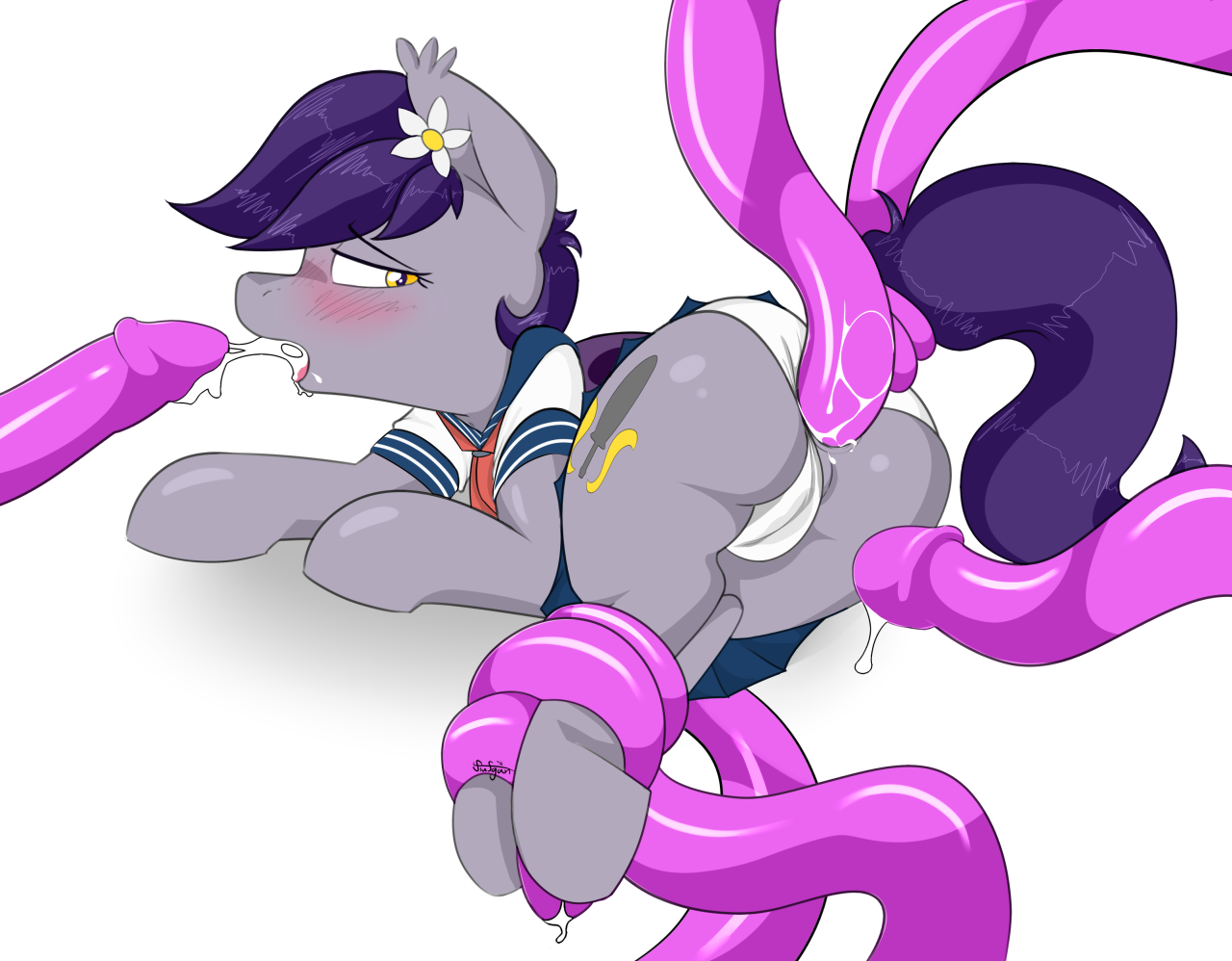 ...panties, panties aside, school uniform, schoolgirl, sex, simple backgrou...