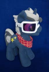 Size: 1529x2257 | Tagged: safe, artist:adamar44, fashion plate, pony, g4, glasses, irl, photo, plushie