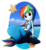 Size: 4490x4901 | Tagged: safe, artist:fj-c, part of a set, rainbow dash, mermaid, equestria girls, g4, absurd resolution, belly button, breasts, cleavage, cute, dashabetes, female, mermaidized, midriff, simple background, solo, the little mermaid, transparent background