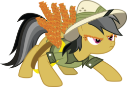 Size: 1024x705 | Tagged: safe, artist:catanobro10, edit, vector edit, daring do, g4, chips, doritos, female, food, simple background, solo, transparent background, vector, wat