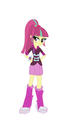 Size: 400x640 | Tagged: safe, artist:pizzasister, sour sweet, equestria girls, g4, alternate universe, clothes swap, sonata dusk's boots