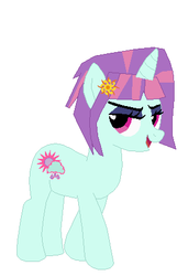 Size: 305x445 | Tagged: safe, artist:pizzasister, sunny flare, equestria girls, g4, equestria girls ponified, ponified