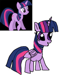 Size: 861x927 | Tagged: safe, artist:alycat2211, twilight sparkle, alicorn, pony, g4, female, ms paint, solo, twilight sparkle (alicorn)