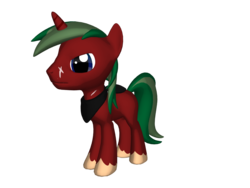 Size: 1200x900 | Tagged: safe, artist:michal266, oc, oc only, oc:bloodshot, pony, unicorn, fallout equestria, 3d, bandana, gmod, male, raider, scar, slave, slaver, stallion