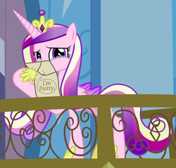 Size: 2494x2388 | Tagged: safe, artist:mlp-silver-quill, idw, princess cadance, alicorn, pony, g4, spoiler:comic, crying, female, high res, princess sadance, sad, scroll, solo