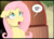 Size: 978x701 | Tagged: safe, artist:coltsteelstallion, fluttershy, pegasus, pony, g4, blushing, cropped, dialogue, female, floppy ears, frown, lidded eyes, no, open mouth, reaction image, solo, wide eyes