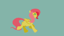 Size: 1280x720 | Tagged: safe, artist:eliotchan, fluttershy, g4, animated, female, solo, trotting, walk cycle
