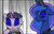 Size: 1280x815 | Tagged: safe, artist:pencils, edit, princess luna, twilight sparkle, alicorn, pony, comic:anon's pie adventure, g4, blue screen of death, duo, female, hoof hold, mare, microsoft windows, scrunchy face, twilight sparkle (alicorn)